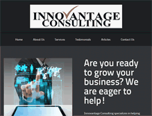 Tablet Screenshot of innovantageconsulting.com
